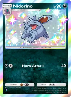 Nidorino — carte 227 de l’extension Sagesse Entre Ciel et Mer