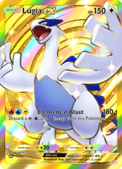 Lugia-ex — carte 241 de l’extension Sagesse Entre Ciel et Mer