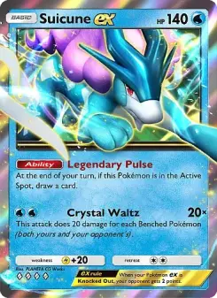 Suicune-ex — carte 020 de l’extension Source Secrète