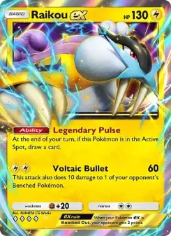 Raikou-ex — carte 025 de l’extension Source Secrète