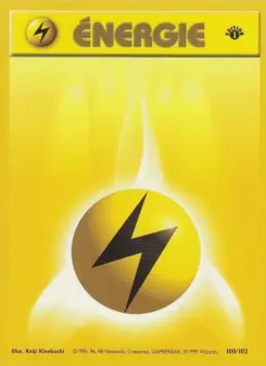 Énergie Électrique — carte 100 de l’extension Set de Base
