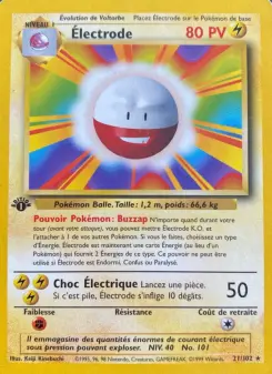 Électrode — carte 21 de l’extension Set de Base