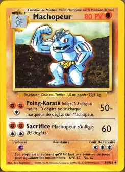 Machopeur — carte 34 de l’extension Set de Base