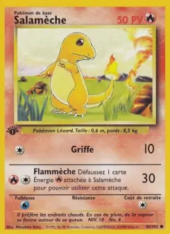 Salamèche — carte 46 de l’extension Set de Base