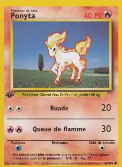 Ponyta — carte 60 de l’extension Set de Base