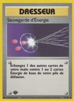 Sauvegarde d'Énergie — carte 81 de l’extension Set de Base