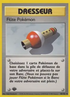 Flûte Pokémon — carte 86 de l’extension Set de Base