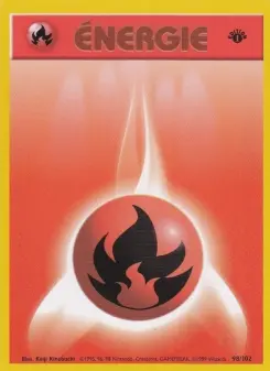 Énergie Feu — carte 98 de l’extension Set de Base