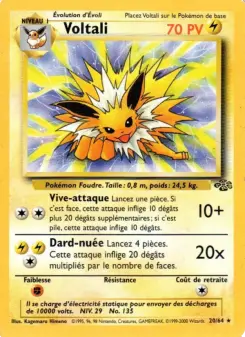 Voltali — carte 20 de l’extension Jungle