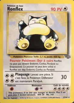 Ronflex — carte 27 de l’extension Jungle
