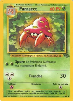 Parasect — carte 41 de l’extension Jungle