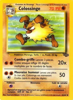 Colossinge — carte 43 de l’extension Jungle