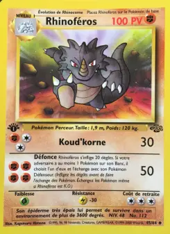 Rhinoféros — carte 45 de l’extension Jungle