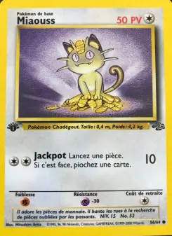 Miaouss — carte 56 de l’extension Jungle