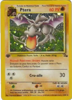 Ptera — carte 1 de l’extension Fossile