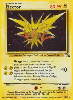 Élector — carte 15 de l’extension Fossile