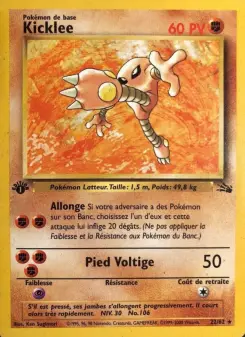 Kicklee — carte 22 de l’extension Fossile