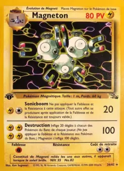 Magneton — carte 26 de l’extension Fossile