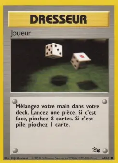 Joueur — carte 60 de l’extension Fossile