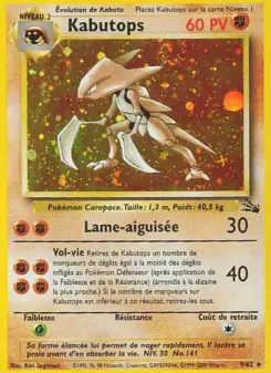 Kabutops — carte 9 de l’extension Fossile