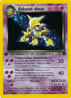 Alakazam obscur — carte 1 de l’extension Team Rocket