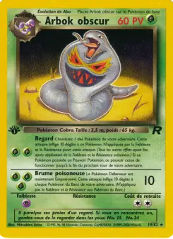Arbok obscur — carte 19 de l’extension Team Rocket