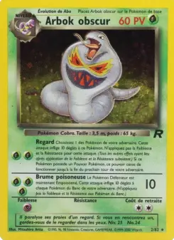 Arbok obscur — carte 2 de l’extension Team Rocket
