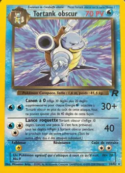 Tortank obscur — carte 20 de l’extension Team Rocket