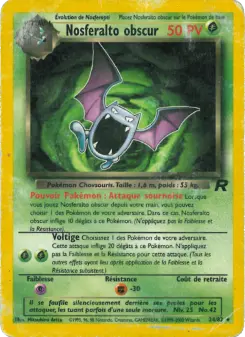 Nosferalto obscur — carte 24 de l’extension Team Rocket
