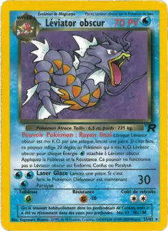 Léviator obscur — carte 25 de l’extension Team Rocket