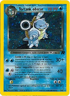 Tortank obscur — carte 3 de l’extension Team Rocket