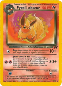 Pyroli obscur — carte 35 de l’extension Team Rocket