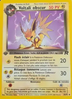 Voltali obscur — carte 38 de l’extension Team Rocket