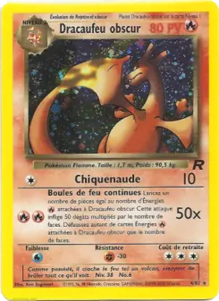 Dracaufeu obscur — carte 4 de l’extension Team Rocket