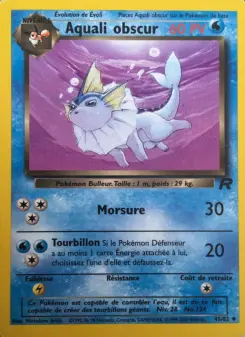 Aquali obscur — carte 45 de l’extension Team Rocket