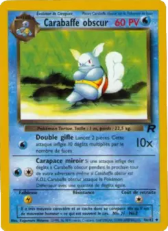 Carabaffe obscur — carte 46 de l’extension Team Rocket