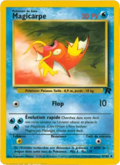 Magicarpe — carte 47 de l’extension Team Rocket