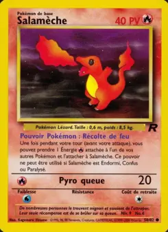 Salamèche — carte 50 de l’extension Team Rocket