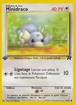 Minidraco — carte 53 de l’extension Team Rocket