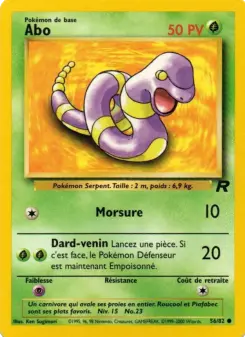 Abo — carte 56 de l’extension Team Rocket