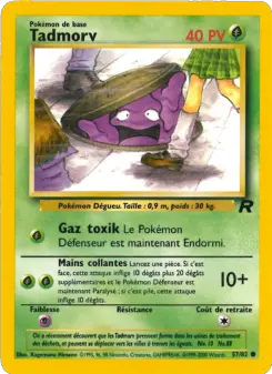 Tadmorv — carte 57 de l’extension Team Rocket