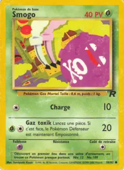 Smogo — carte 58 de l’extension Team Rocket