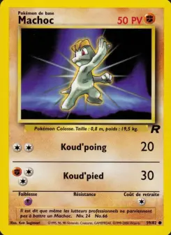 Machoc — carte 59 de l’extension Team Rocket