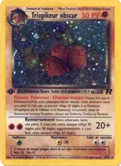 Triopikeur obscur — carte 6 de l’extension Team Rocket