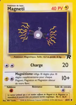 Magneti — carte 60 de l’extension Team Rocket