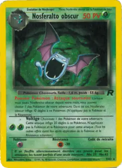 Nosferalto obscur — carte 7 de l’extension Team Rocket