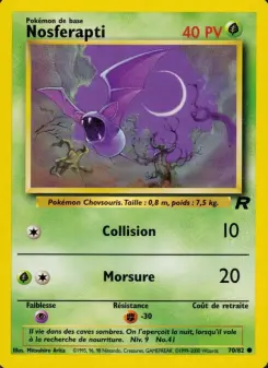 Nosferapti — carte 70 de l’extension Team Rocket