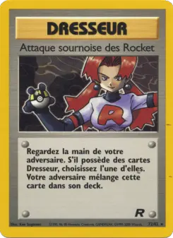Attaque sournoise des Rocket — carte 72 de l’extension Team Rocket