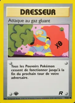 Attaque au gaz gluant — carte 78 de l’extension Team Rocket