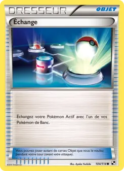 Échange — carte 104 de l’extension Noir & Blanc